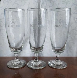 VINTAGE MINSTER GLASSES X 3 - Picture 1 of 5