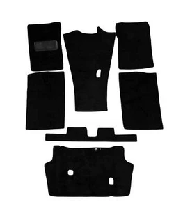 Datsun 2000 Complete Carpet Kit 1967-1970 Black Grey Tan Loop Cutpile - Bild 1 von 53