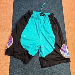 Damaged* Air Jordan Youth Shorts Small Blue Retro 9 Legacy Basketball V2a - Picture 1 of 13