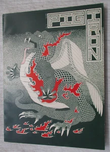 PIG IRON MAGAZINE TPB 1977 PIG IRON POETS JIM VILLANI VINTAGE J REID ART COVER - Picture 1 of 6