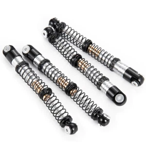 4PCS +53mm CNC Long Travel Threaded Double Barrel Shocks for RC Axial AX24 SCX24 - Picture 1 of 30