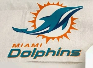 Miami Dolphins Football Heat Transfer Vinyl Iron On Lot Of 2 - Picture 1 of 3