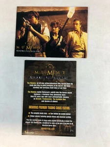CHEAP PROMO CARD: THE MUMMY (1st Movie) Inkworks 1999 #P1 SET CANCELED - Picture 1 of 2