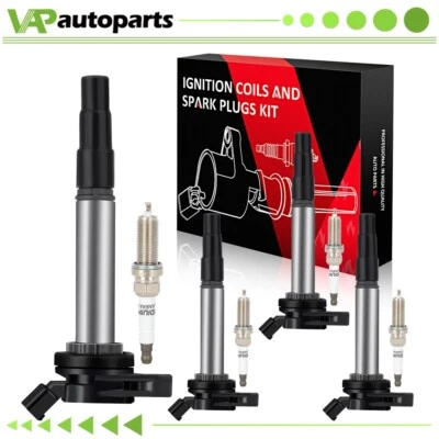 4 bobinas de encendido y bujía para Toyota Prius V 2012-2015 1,8 L L4 9091902258 Foto 1 de 4