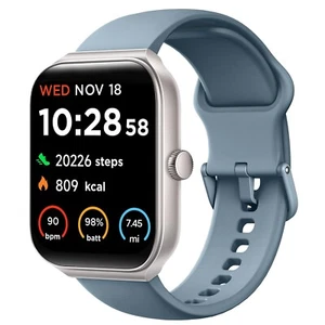 2025 Smart Watch For Men/Women, Waterproof Smartwatch Bluetooth iPhone Samsung - Picture 1 of 12