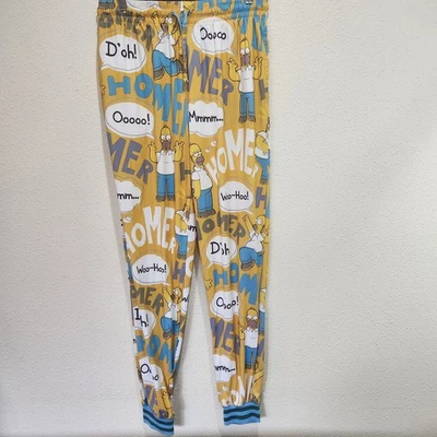 Pantalones de salón grandes con gráficos de Homero cómodos y divertidos de Los Simpson para hombre Foto 1 de 4