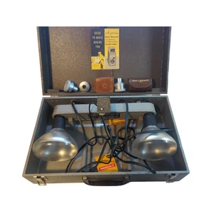 Vintage 1960s Working Bell & Howell Indoor Light Bar Lamp Movie Original Case - Picture 1 of 3