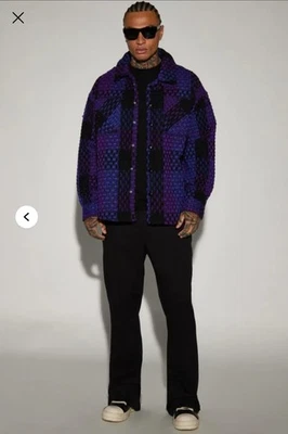 Chaqueta de tweed para hombre (camisa/chaqueta)  Foto 1 de 4