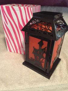 Pink Zebra Haunted Metal Lantern Shade - New in Box! - Picture 1 of 1