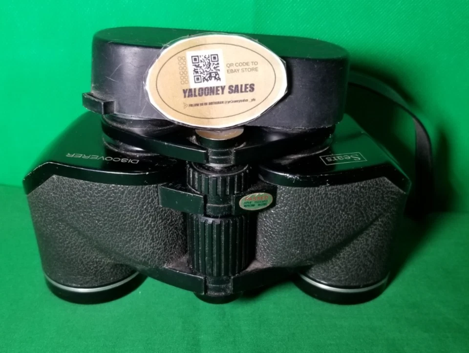 Vintage Sears Discoverer 7x35 Binoculars Model 6266 Japan w/ Case Wide Angle - Image 1 of 4