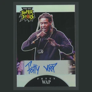 Fetty Wap /60 Silver Pro Set Superstars Autograph Auto 2021 Leaf Pop Century - Bild 1 von 6