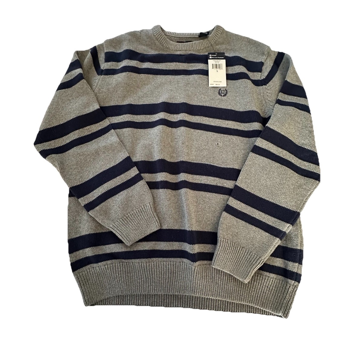 Chaps Cotton Crew Neck Regular Size L Sweaters for Men for Chaps Cotton Crew Neck Regular Size L Sweaters for Men for