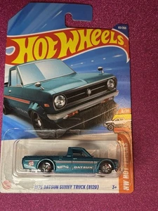 hot wheels 1975 datsun sunny truck Wheel Swap/drilled - Picture 1 of 15