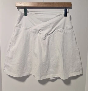 PINK Victoria's Secret Skort Optic White Size Large V Crossover Womens Pockets! - Picture 1 of 6