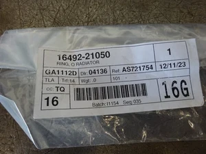 Genuine Toyota Radiator Drain Plug Gasket 16492-21050 - Bild 1 von 2