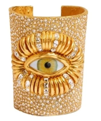 Rare. Schiaparellii Eye Crystals Bracelet - Image 1 of 4