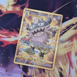 Pokemon Karte Galarian Perrserker 205/192 Rebel Clash Gold Secret Rare - Bild 1 von 4