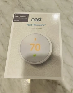 Nest Thermostat E T4001ES Programmable Thermostat - White, Brand New, Sealed  - Picture 1 of 5