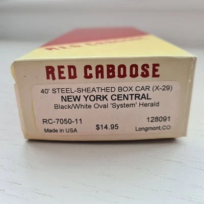 Red Caboose HO Gauge Kit 40' Steel-Sheathed Box Car NYC - RC-7050-11/128091 - Image 1 of 4