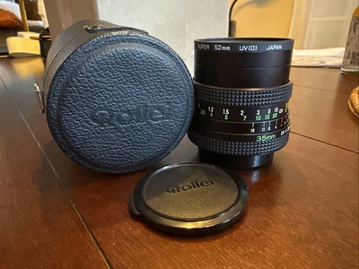 EX++ Rollei HFT Distagon 35mm f/2.8 QBM Mount With Case And Caps - Image 1 of 4