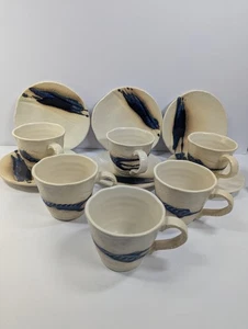 Muirfield Tochi Cup & Saucer Set 12 Piece Wabisabi - Picture 1 of 5