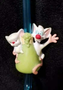 WB Studio Store Exclusive Pinky & The Brain Crazy Straw New with Original Tags - Picture 1 of 10