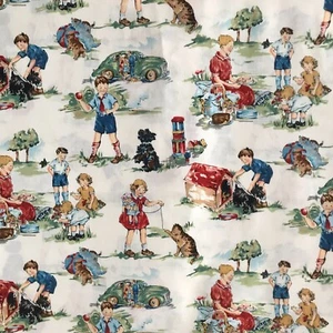 Vintage Kids by Nicole de Leon for Alexander Henry Fabrics 1996 Quilting Cotton - Picture 1 of 22