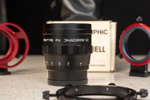 Kowa 2x Anamorphic Lens for B H B&H CLEAN, w/ Redstan Adapters, Clamp, Cap, Box - Picture 1 of 14