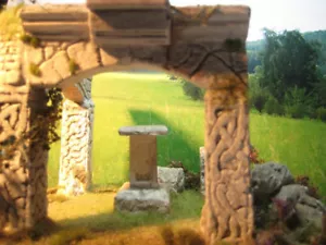Ruinen-Tempelplatz Bausatz 16-teilig Tabletop Fantasy mentp001 - Bild 1 von 7