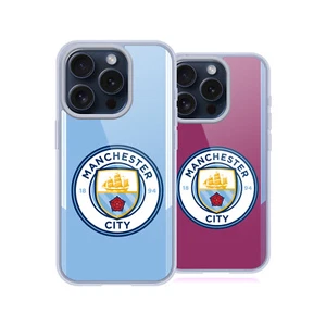 MAN CITY FC BADGE KIT 2017/18 ÉTUI COQUE EN GEL POUR APPLE iPHONE TÉLÉPHONES - Photo 1 sur 9
