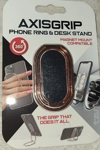 AXISGRIP Phone Ring & Desk Stand 360° Cell Phone Mount Magnet Compatible  - Picture 1 of 2