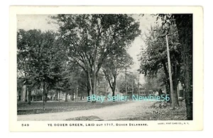 Dover Delaware DE - YE DOVER GREEN LAID OUT 1717 - Postcard - Picture 1 of 2