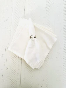 William Sonoma Hotel Dinner Napkin, Reusable Cloth 20x20" Formal Napkin - Picture 1 of 6