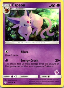 Espeon - 89/214 - Raro - Battle Academy: Mewtwo Deck Battle Academy Casi Nuevo - Imagen 1 de 2