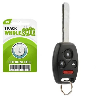 Replacement For 2008 2009 2010 2011 2012 Honda Accord EX LX Key Fob Remote - Image 1 of 4