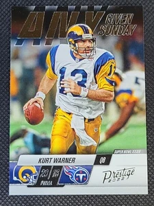 2022 Panini Prestige KURT WARNER Any Given Sunday Insert #7 St. Louis Rams - Picture 1 of 3