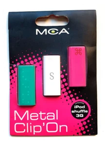 iPod SHUFFLE MCA Metal Clip On Pack 3 Fundas - Bild 1 von 1