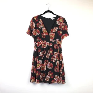 Madewell Tulip Sleeve Mini Dress In French Rose Size 4 Floral Print - Picture 1 of 7