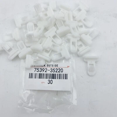 Front & Rear Spoiler Moulding Clips Bumper Retainer 75392-35220 For Toyota 30Pcs Foto 1 de 4