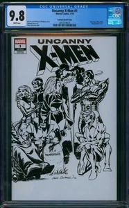Uncanny X-Men #1 ⭐ CGC 9.8 ⭐ COCKRUM SKETCH COVER VARIANT Hidden Gem Marvel 2019 - Picture 1 of 2