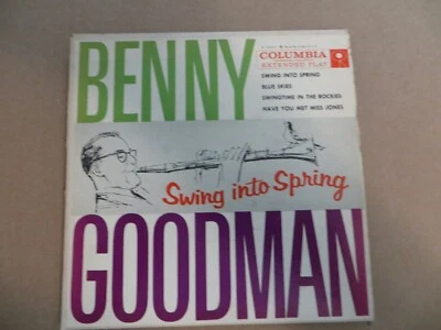 Benny Goodman - Swing Into Spring - 1958 - Columbia ZTEP 27372 7" EP VG+/VG+ Foto 1 de 4