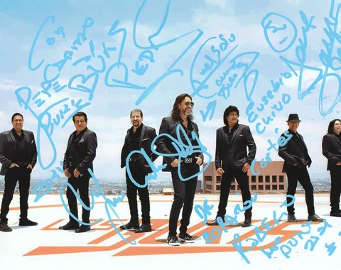 LOS BUKIS BAND SIGNED 8X10 BY ENTIRE BAND RARE!! Cover