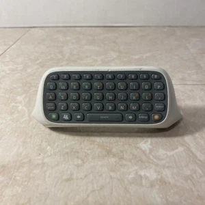 Microsoft Xbox 360 White Chatpad Keyboard Accessory Attachment for Controller - Picture 1 of 3