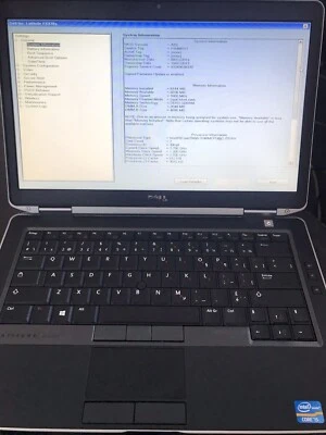 DELL Latitude E6430S  i5-3340M 2.7GHZ 6G RAM 320GB HDD W CAMERA WIN 10 PRO - Image 1 of 4