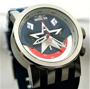 Marvel Comics Invicta 34683 46mm Captain America LE #04/3000 DNA Watch New Box - Picture 1 of 7