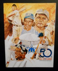 1979 Baseball All Star Game Program Seattle Kingdome 50th Game Excellent Shape - Picture 1 of 3