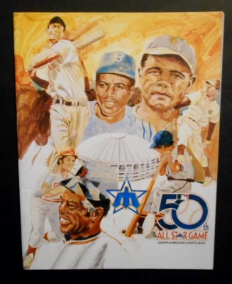 1979 Baseball All Star Game Program Seattle Kingdome 50th Game Excellent Shape - Image 1 of 3