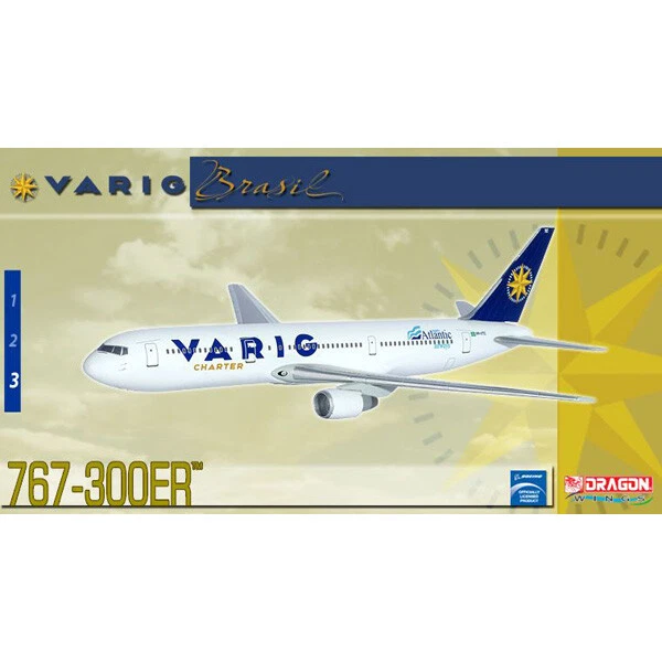 Dragon #55174 1/400 Varig Charter (Euro Atlantic Airways) B767-300ER ~ PP-VTC  - Image 1 of 1