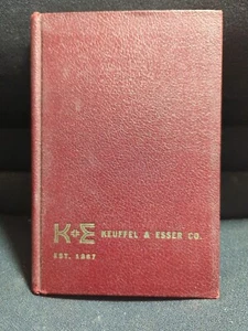 ¡Libro raro!  Catálogo K&E Keuffel & Esser 1944: Georgia Railroad Augusta GA #7707 - Imagen 1 de 16