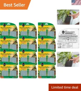 Indoor Plant Food Spikes 48 Count NPK 6-12-6 Continuous Feeding for Houseplants - Picture 1 of 11